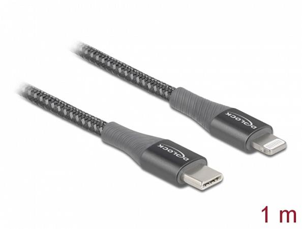Delock Datový a nabíjecí kabel USB Type-C™ na Lightning™ pro iPhone™, iPad™ a iP