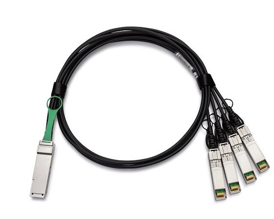 Dell Networking Cable 40GbE (QSFP+) to 4 x 10GbE SFP+ Passive Copper Breakout Ca