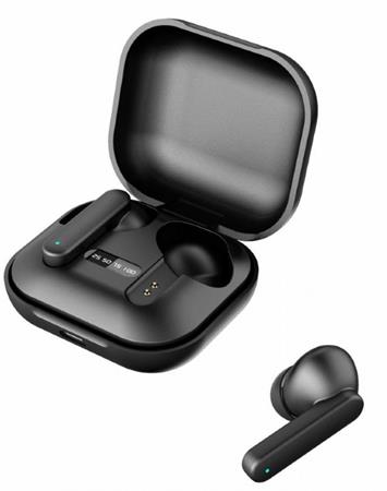 GEMBIRD Sluchátka FitEar-X100B, Bluetooth, TWS, černá