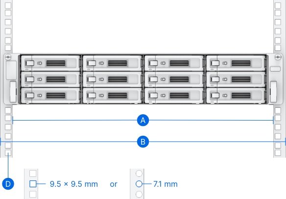 Synology 1/2/3U Rack Rail kit