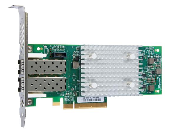 ThinkSystem QLogic QLE2742 PCIe 32Gb 2-Port SFP+ Fibre Channel Adapter
