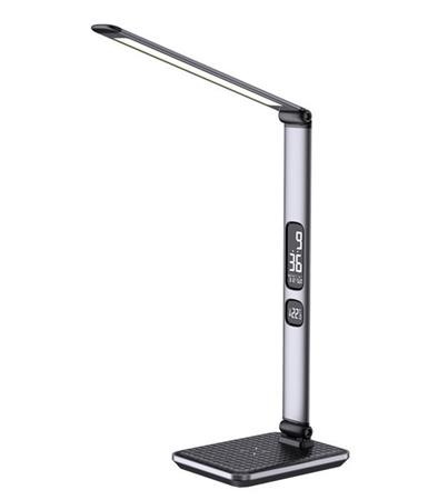 IMMAX LED stolní lampička Heron 2/ Qi nabíjení/ 8,5W/ 504lm/ DC 12V/2,5A/ stmíva