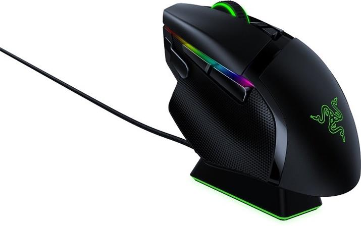 Razer Basilisk Ultimate - myš bezdrátová/herní/programovatelná/20000DPI/RGB/čern