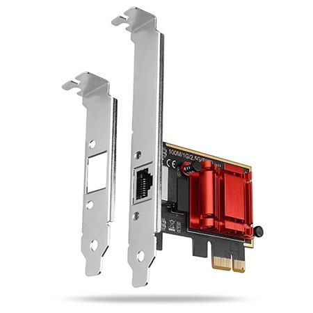 AXAGON PCEE-G25, PCIe síťová karta - 2,5 Gigabit Ethernet port (RJ-45), Realtek