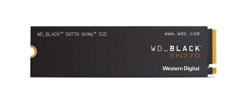 WD BLACK SSD NVMe 500GB PCIe SN 770, Gen4 8 Gb/s, (R:5000, W:4000MB/s)