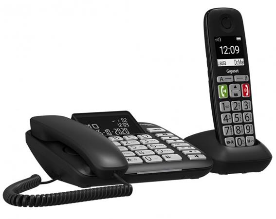 Gigaset DL780PLUS - kombinovaný standard. telefon s displ. vč. bedzrát. sluchátk