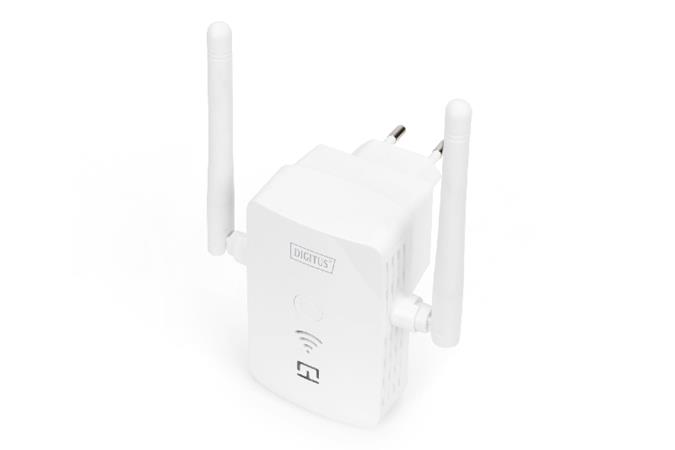 DIGITUS 300 Mbps bezdrátový opakovač / přístupový bod, 2,4 GHz + USB nabíjecí po