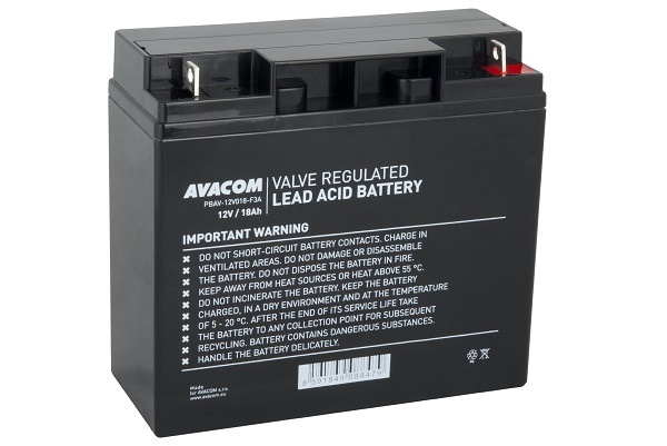 Avacom baterie 12V 18Ah F3 (PBAV-12V018-F3A)