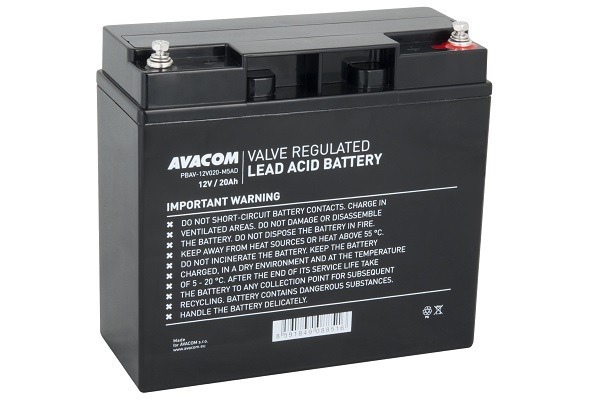 Avacom baterie 12V 20Ah M5 DeepCycle (PBAV-12V020-M5AD)