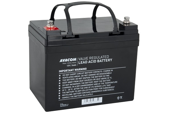 Avacom baterie 12V 34Ah M6 DeepCycle (PBAV-12V034-M6AD)