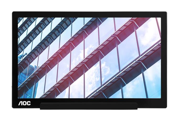 AOC LCD I1601P 15,6" IPS přenosný/1920x1080@60Hz/5ms/220cd/100M:1/USB-C/USB Disp