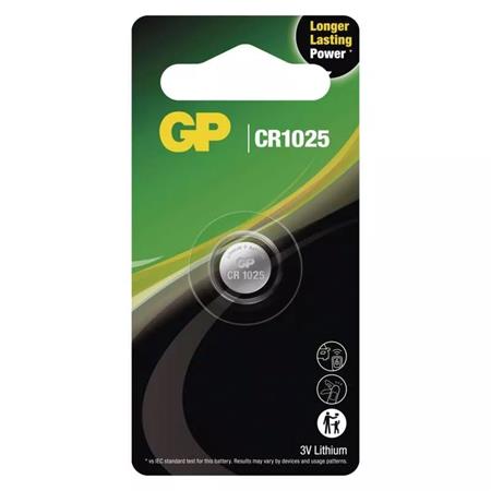 GP CR1025 (10,0 × 2,5 mm) - 1 ks