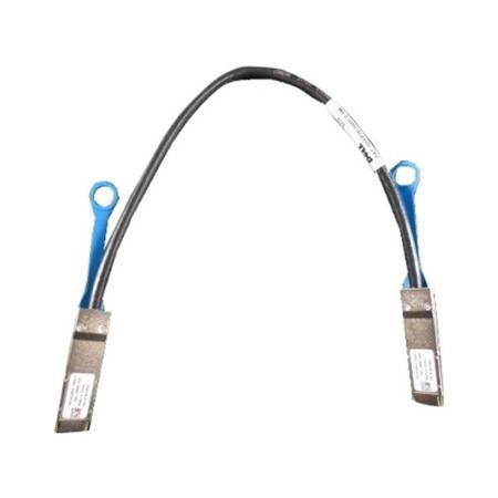Dell Networking Cable 100GbE QSFP28 to QSFP28 Passive Copper Direct Attach 0.5 M