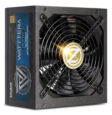 Zalman zdroj WATTTERA ZM800-EBTII 800W, aktivní, 135mm ventilátor, modulární, 80
