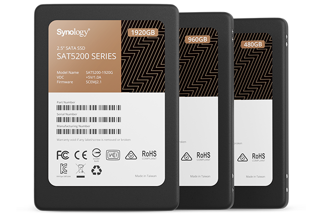 Synology 2.5” SATA SSD SAT5210 480GB