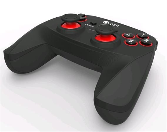 C-TECH Gamepad Khort pro PC/PS3/Android, 2x analog, X-input, vibrační, bezdrátov