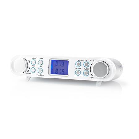 Nedis RDFM4000WT - Kitchen Radio| FM | Síťové napájení | Digitální | 1.5 W | Bíl