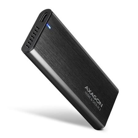 Axagon EEM2-SB2 SUPERSPEED+ USB-C - M.2 NVME & SATA SSD RAW BOX Externí USB-C 3.