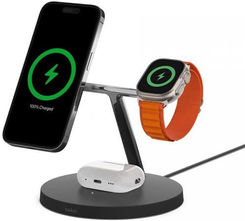 Belkin BOOST CHARGE™ PRO MagSafe 3v1 Bezdrátové nabíjení pro iPhone/Apple Watch/