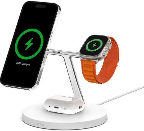 Belkin BOOST CHARGE™ PRO MagSafe 3v1 Bezdrátové nabíjení pro iPhone/Apple Watch/