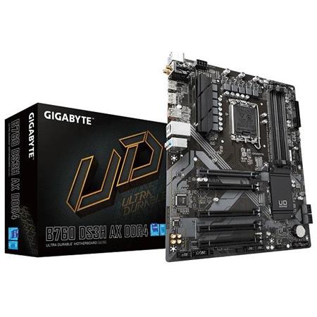 GIGABYTE MB Sc LGA1700 B760 DS3H AX DDR4, Intel B760, 4xDDR4, 1xDP, 1xHDMI,  Wif