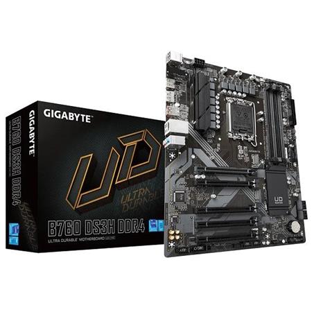 GIGABYTE MB Sc LGA1700 B760 DS3H DDR4, Intel B760, 4xDDR4, 1xDP, 1xHDMI