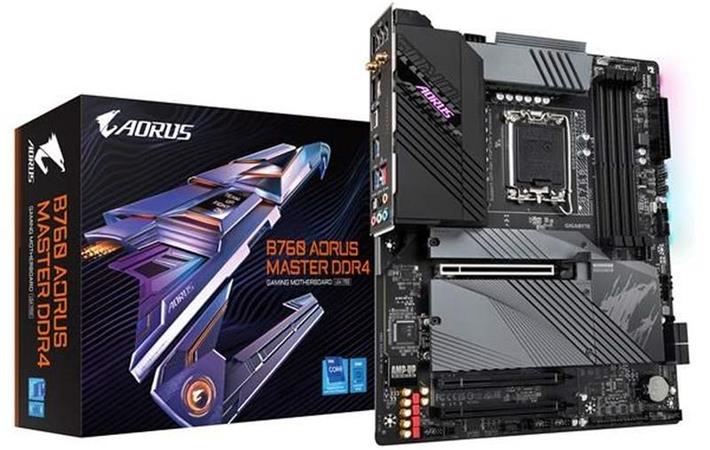 GIGABYTE MB Sc LGA1700 B760 AORUS MASTER DDR4, 4xDDR4, 1xDP, 1xHDMI, WI-FI