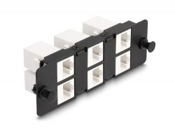 Delock Panel adaptérů Keystone, 6 portů, černý