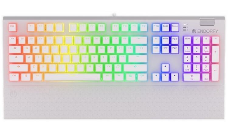 Endorfy herní klávesnice Omnis OWH Pudd.Kailh RD RGB /USB/ red switch / drátová
