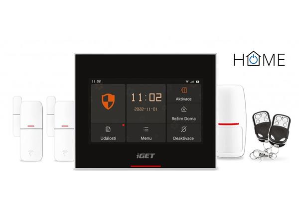 iGET HOME Alarm X5 - Inteligentní bezdrátový systém pro zabezpečení budov, ovlád