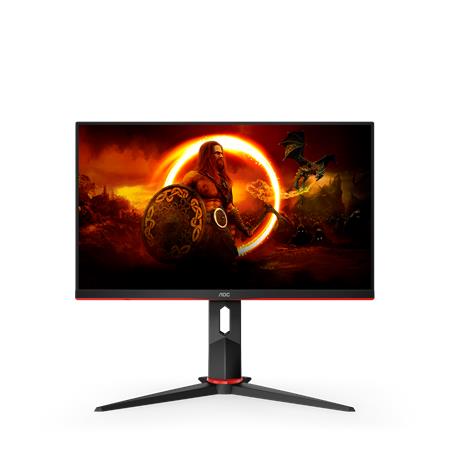 AOC LCD herní Q24G2A/BK 23,8" IPS/2560x1440@165Hz/1ms/350cd/HDMI/DP/Pivot/VESA