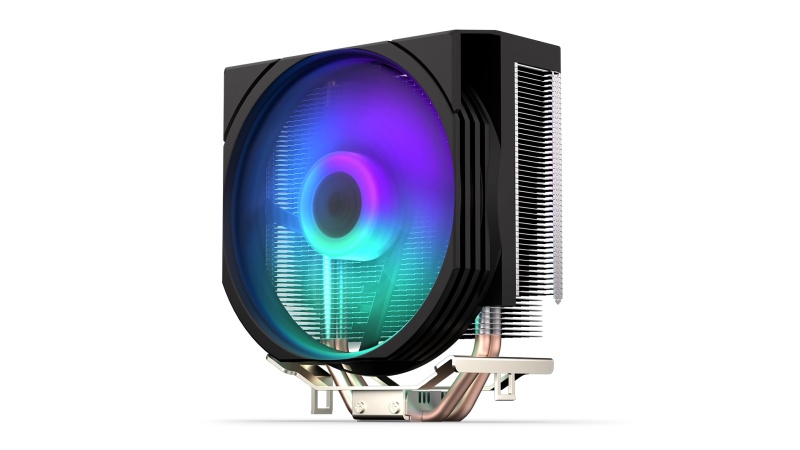 Endorfy chladič CPU Spartan 5 ARGB / 120mm ARGB fan / 2 heatpipes / kompaktní i