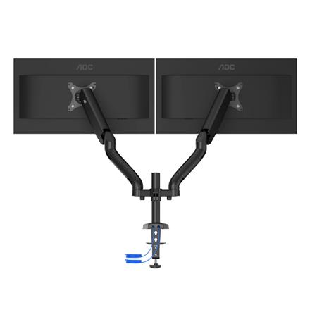 AOC AD110D0 Monitor Dual arm 13-27" (2x monitor s VESA 75x75 a 100x100mm) s USB