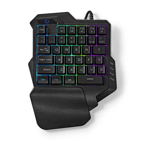 Nedis GKBDS110BK - Kabelová Herní Klávesnice  | USB-A | Membránové Keys | RGB |