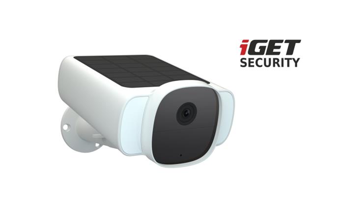 iGET SECURITY EP29 White - Bateriová solární Wi-Fi IP kamera fungující samostatn