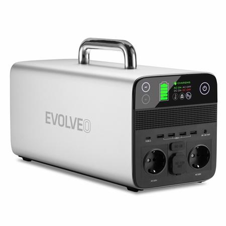 Evolveo PowerCharge 1000, nabíjecí stanice, 40,5 Ah, 1036,8 Wh, 2× 230 V zásuvka