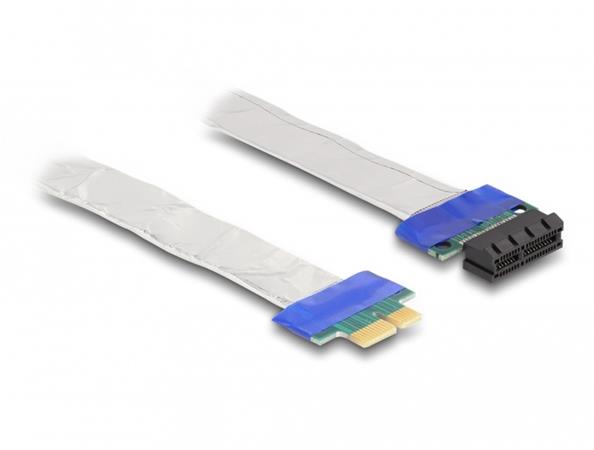 Delock Riser karta PCI Express, ze zástrčky x1 na slot x1, s kabelem, délka 20 c