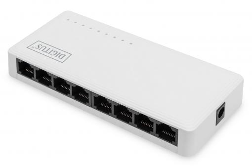 DIGITUS Gigabit Ethernet Switch 8-port, unmanaged, Desktop