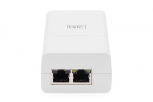 DIGITUS Gigabit Ethernet PoE Injektor, 802.3af, white 802.3af, 15,4 W small hous