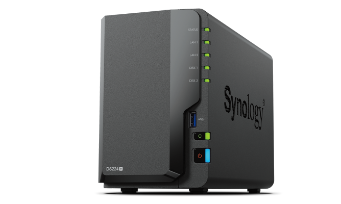 Synology DS224+ Celeron J4125, 2,0-2,7GHz, 2GB DDR4 RAM, 2x SATA, 2x USB3.2 Gen