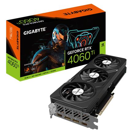 GIGABYTE GeForce RTX 4060 TI 16G OC GV-N406TGAMING OC-16GD, 16GB GDDR6, 2xDP, 2x