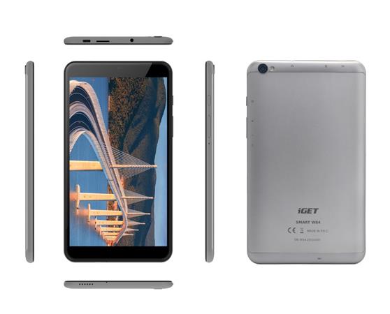 iGET SMART W84 - 8" IPS/1280x800/Quad Core/3GB+64GB/WiFi/BT/4 000 mAh/Android 13