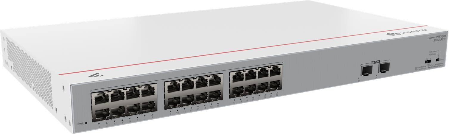 Huawei S110-24LP2SR Switch (24*10/100/1000BASE-T ports, 2*GE SFP ports, PoE+, AC