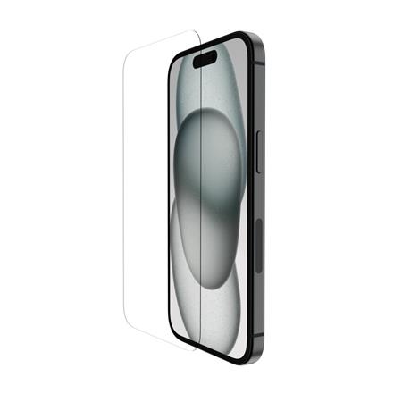Belkin SCREENFORCE™ TemperedGlass Anti-Microbial ochranné sklo pro iPhone 15 / i