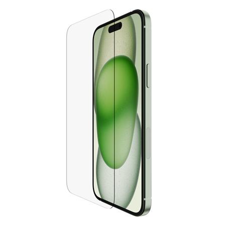 Belkin SCREENFORCE™ TemperedGlass Anti-Microbial ochranné sklo pro iPhone 15 Plu