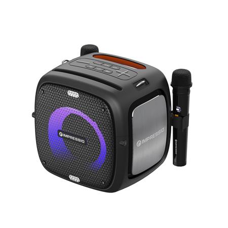 C-TECH repro Impressio Qubis, Party reproduktor, 80W, Bluetooth, SD, USB, AUX, 2