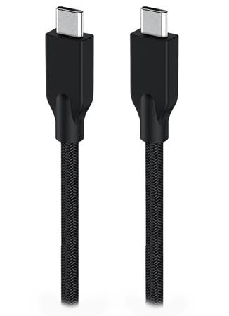 Genius ACC-C2CC-3A, Kabel, USB-C na USB-C, USB 3.0, 3A, PD 60W, opletený, 1,5m,