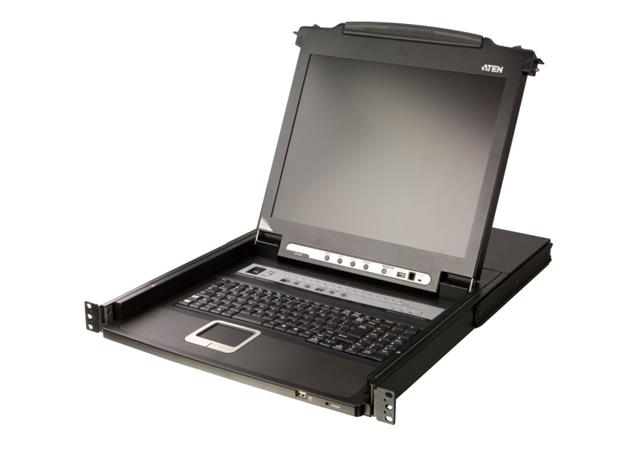 Aten CL5716MW 16-Port PS/2-USB VGA jednokolejový 17,3" LCD KVM Switch