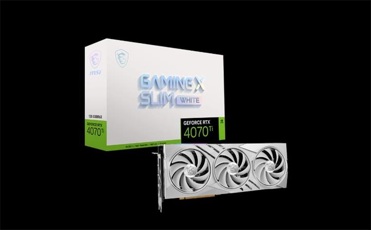 MSI GeForce RTX 4070 Ti GAMING X SLIM WHITE 12G