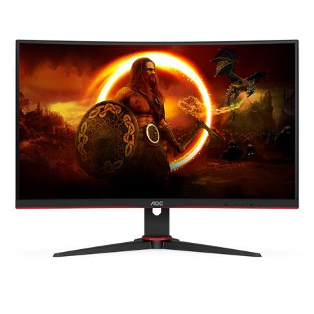 AOC LCD herní C27G2E 27" zakřivený VA/1920x1080@165Hz/80M:1/250cd/1ms/2xHDMI/DP/